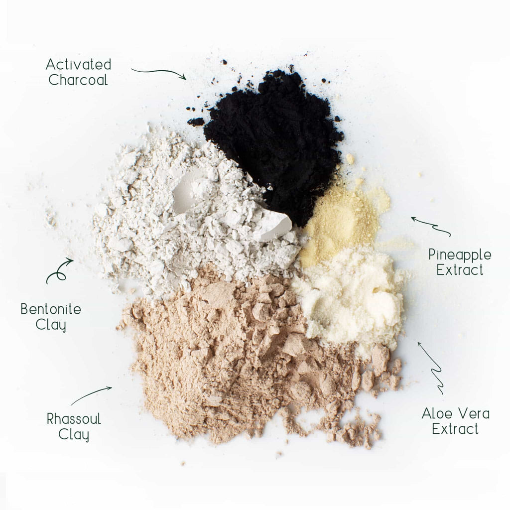 All natural clay masks for oily skin and large pores from juniperus herbals