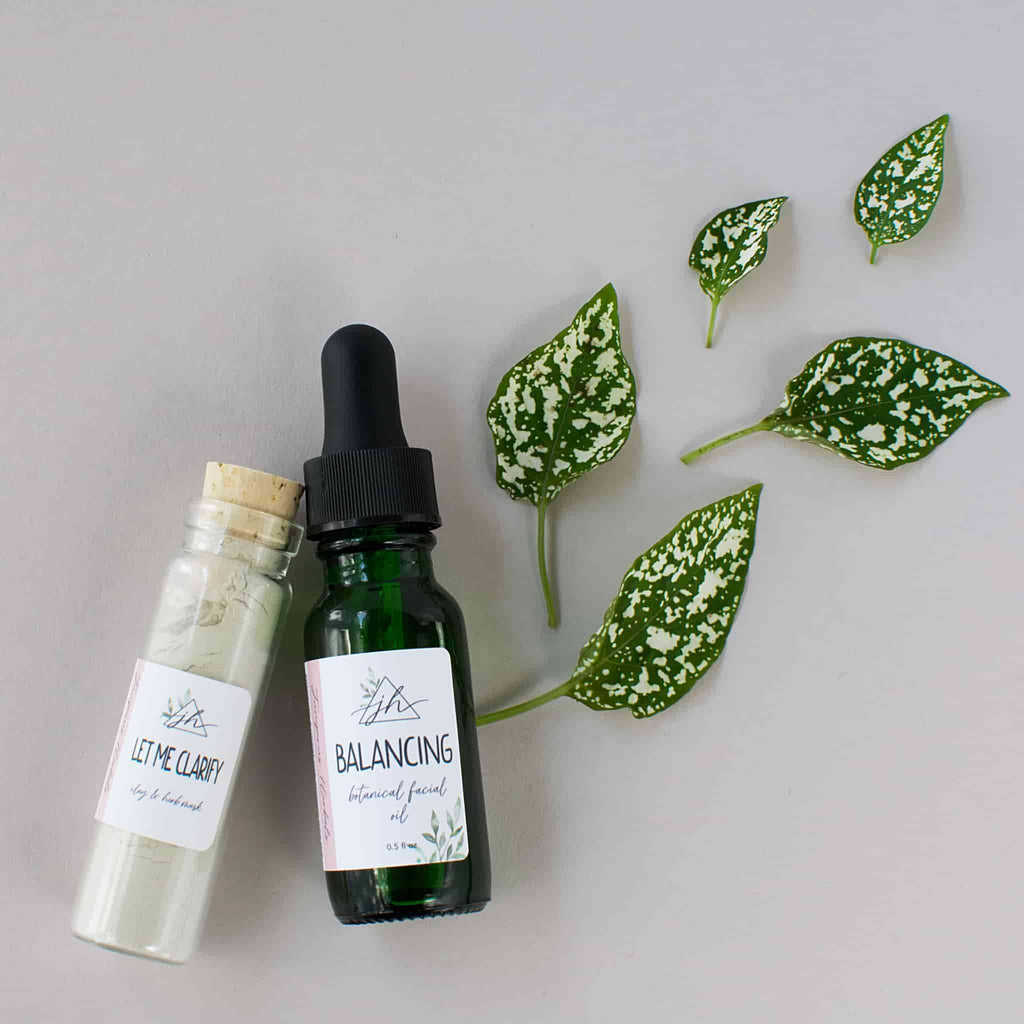 JH | Clay mask and serum duo for naturally clear and balanced skin