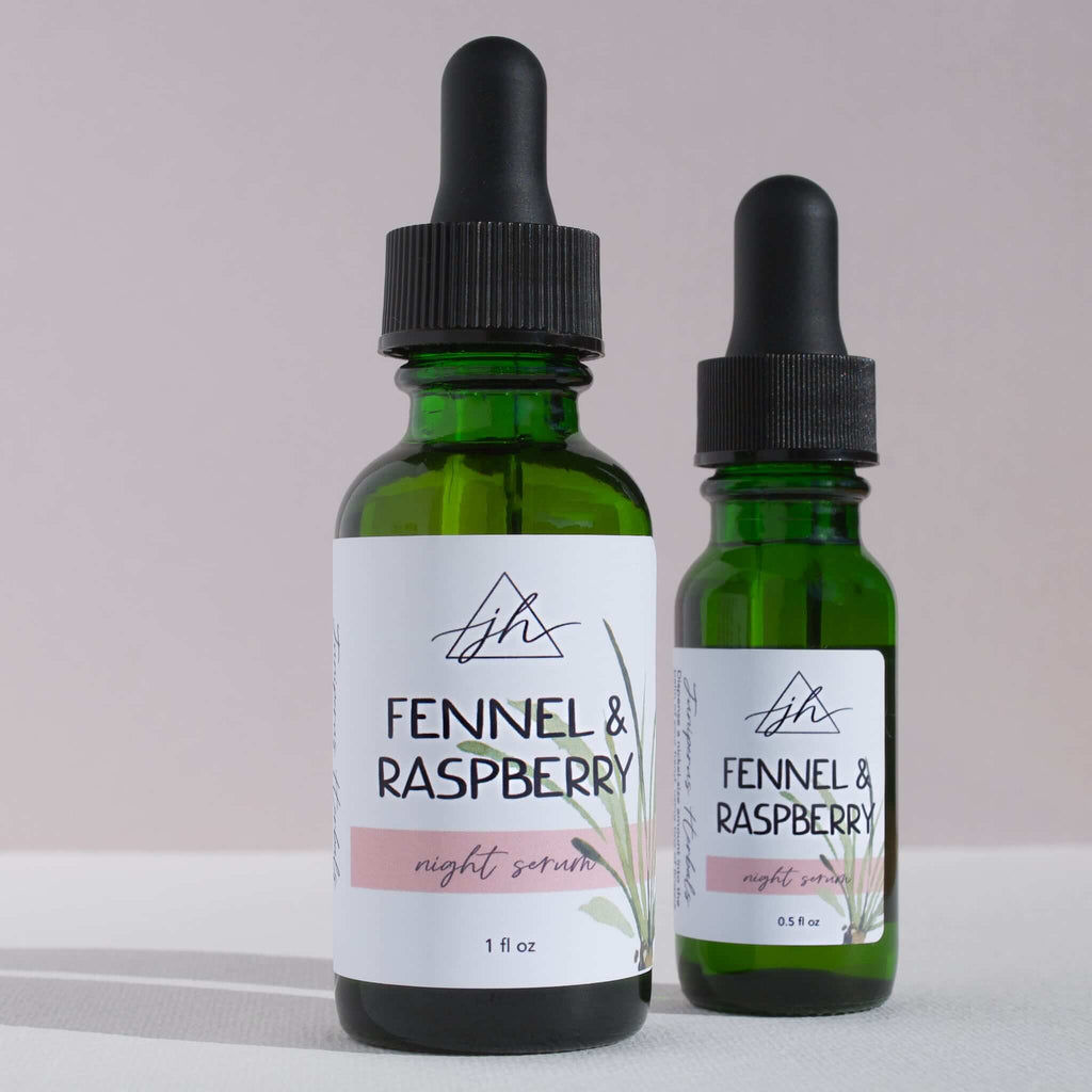 FENNEL & RASPBERRY | repairing night serum - Juniperus Herbals