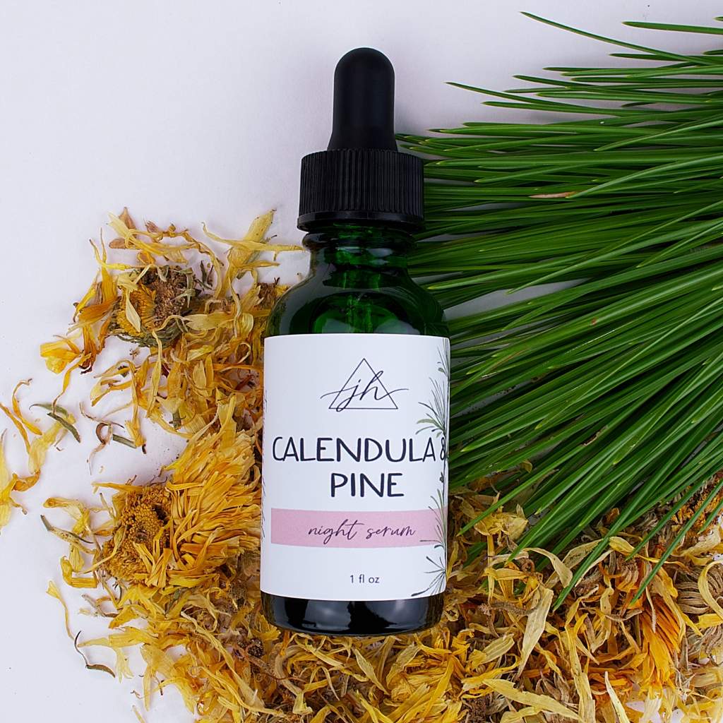 JH Calendula & Pine all natural restorative night serum